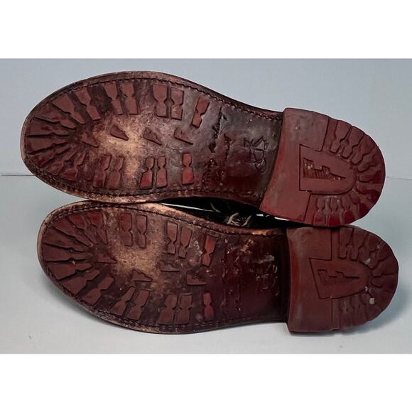 John Fluevog Babbette Ankle Boot with Faux Laces Size 7 - Picture 6 of 8